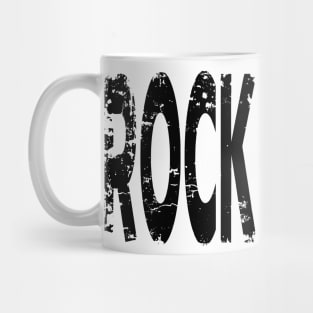 ROCK Distressed Mug